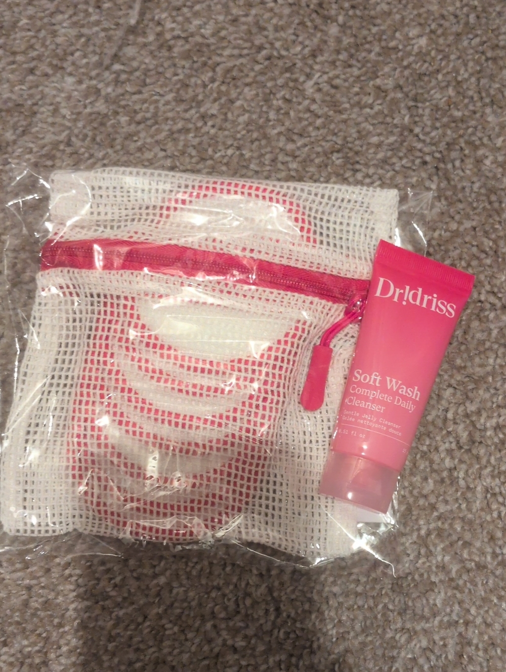 Dr. Idriss Soft Wash Cleanser with Mesh Travel Pouch And Reusable Cotton Rounds